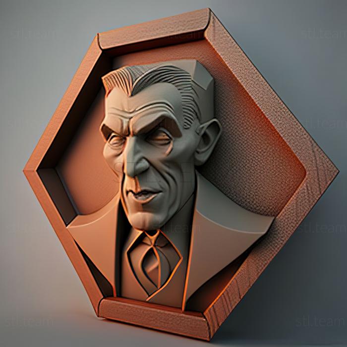 3D model Count DraculaDraculaBela Lugosi (STL)